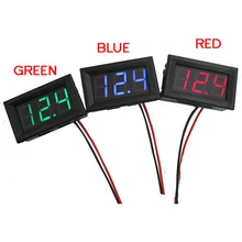 1 Piece Mini DC 0~30V LED Panel Voltage Meter Digital LED Display Voltmeter Motorcycle Car New Arrival T1105 P20