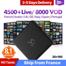 Full HD Lives 4K IPTV France Arabic Android 8.1 Leadcool S1 2+16G H.265 Decoder 2.4GHz WIFI IPTV Same As X96 Mini Set Top Box   