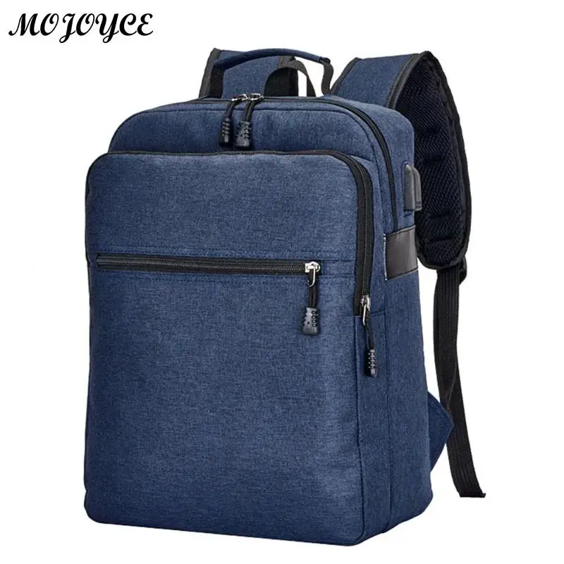 

Men Business USB Charging Canvas Backpacks 14 inch Large Capacity Teenage Laptop Multifunction Male Fashion Travel Rucksacks