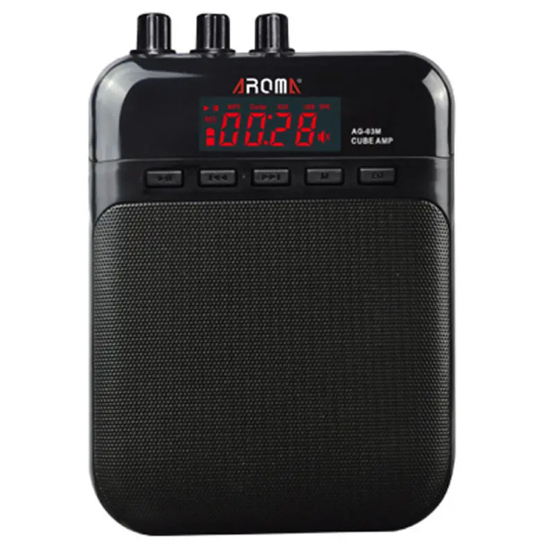 

Mini Electric Guitar Amp 5V 3W Portable Guitarra Amplificador Audio MP3 Player Speaker Recorder For Guitar