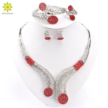 Женская Мода ювелирные комплекты dubai африканские ювелирные вечерние Наборы свадебных ювелирных изделий