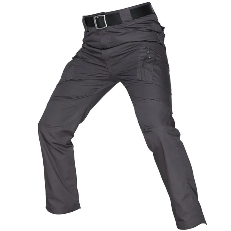 Ciudad Tactical Trekking senderismo caza pantalones hombres Combat SWAT ejército militar algodón muchos bolsillos estiramiento Flexible pantalones Casuales Ciudad Tactical Trekking senderismo caza pantalones hombres Combat SWAT ejército militar algodón muchos bolsillos estiramiento Flexible pantalones Casuales