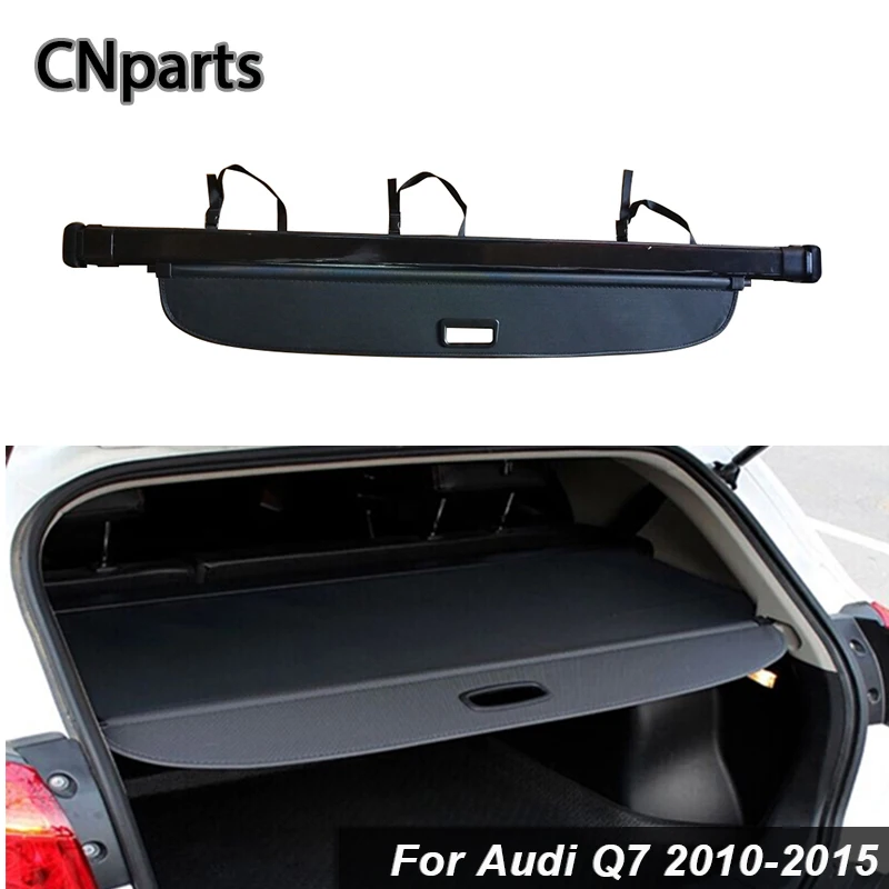 CNparts Car Rear Trunk Cargo Cover For Audi Q7 2010 2015 Car Styling