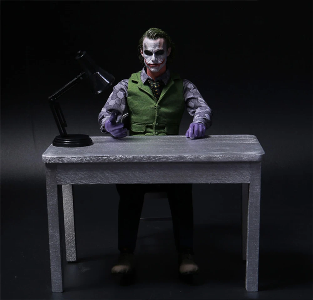 1/6 action figure Furniture Model Table and lamp set Scene Joker For 12'' Figure