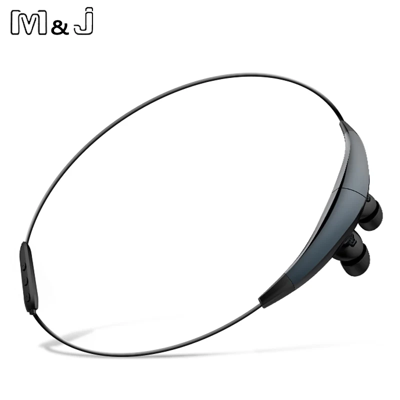 Магнитные спортивные беспроводные Bluetooth наушники M &amp J J6 CSR 4 0 стерео