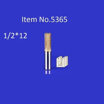 

1PC 1/2*12mm CNC Engraving Bits Diamond Sand Diamond End Milling Cutter On Cutting Trimming Bevel Heads