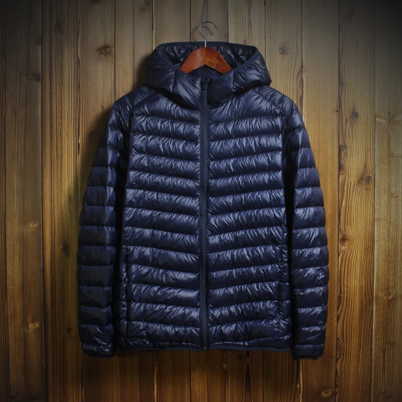 

2017 Autumn Winter Duck Down Jacket Men Ultra Light Thin Winter Down Coats Men Fashion Men's Winter Jacket Outerwear