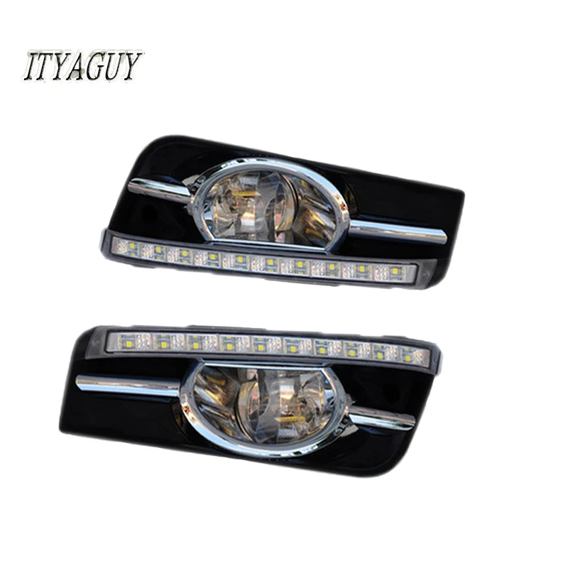 

Decorative Waterproof LED Daytime Running Light DRL For Chevrolets Cruze 2009-2012 DRL Fog Lamp with Turn Signal Dimmed light