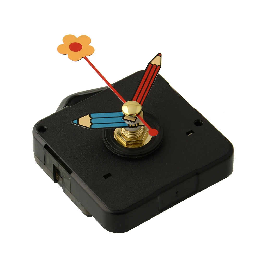 

Silence Quartz Clock Movement Mechanism Repair Parts with Hook Pencil Hands!