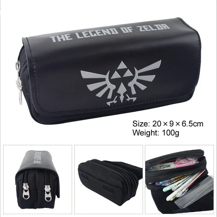 The Legend of Zelda Stationery Double Zipper Pencil Bag