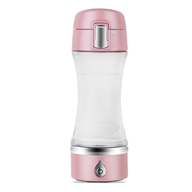 

Hydrogen Water Generator Alkaline Water Maker Rechargeable Portable Water Ionizer Bottle 320ml USB Line
