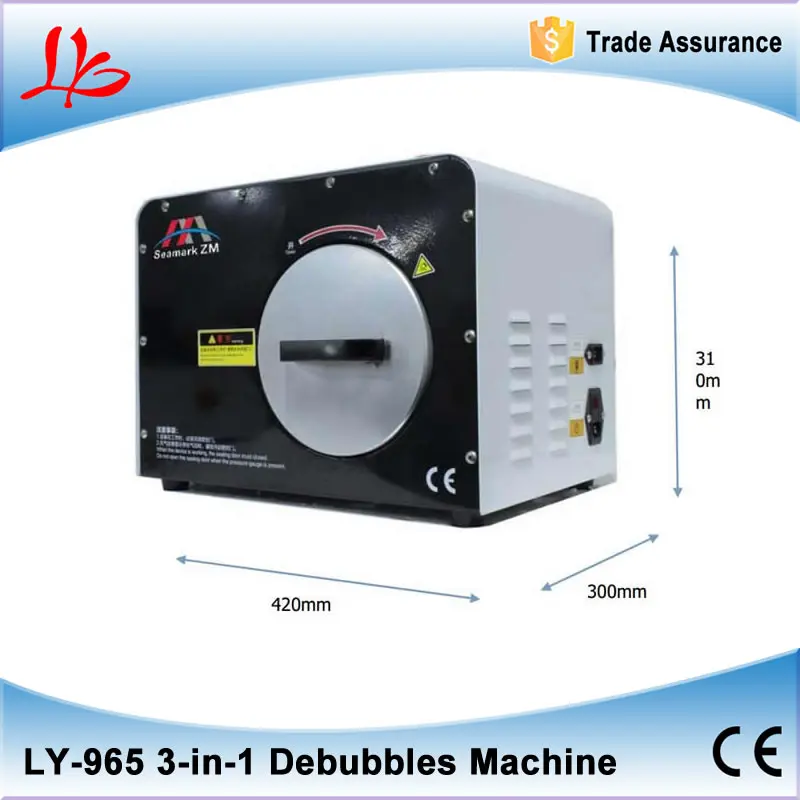 

LY 965 multi-functions 3 in 1 Defoaming Machine Built-in Air Compressor Vacuum Pump LCD Screen Refurbish