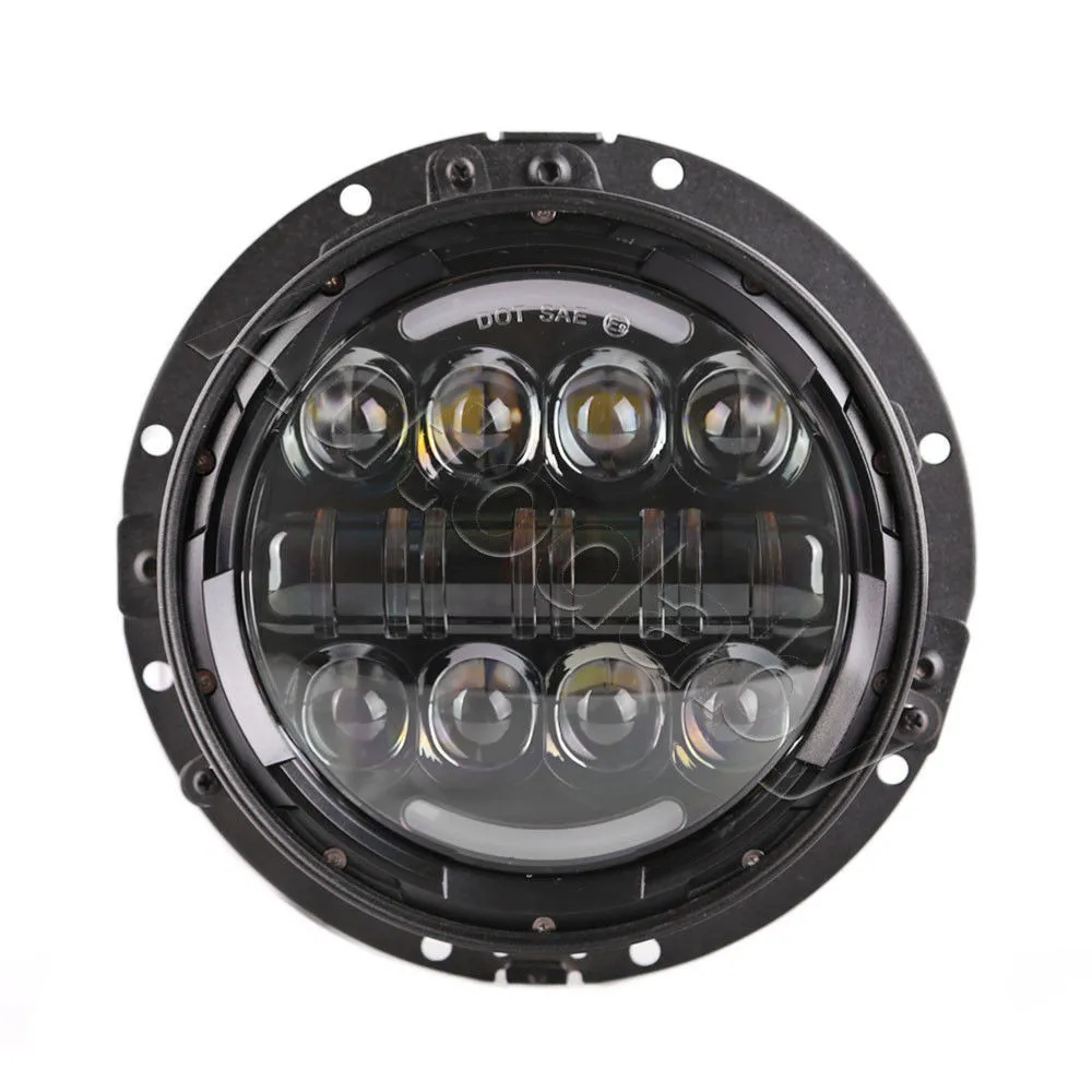 Pair Mounting Bracket For Harley Davidson Off Road Jeep Wrangler JK Hummer 7inch Motorcycle led Headlight Mounting Ring Bracket (1)