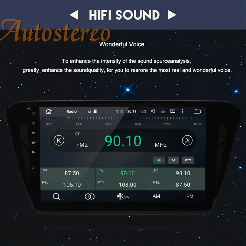 Best Android 9 4GB RAM Car GPS Navigation Car DVD Player For SKODA Superb B8 2015 2016 2017 2018 tape recorder multimedia system unit 5