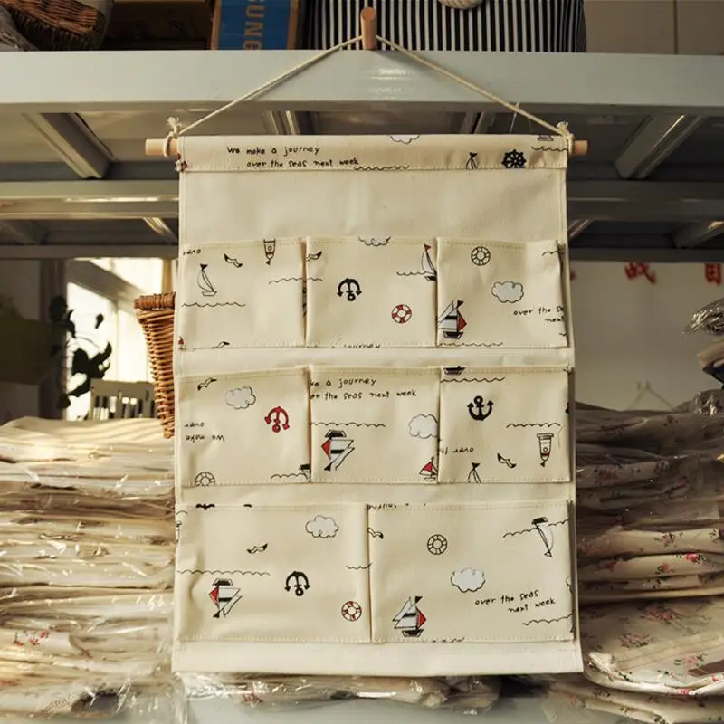 

Multifunction Owl Tree Wall Hanging Pocket Storage bag Makeup Cosmetic Storage Box Organiser Foldable Organizer Container AU427