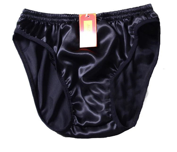 Мужское шелковое нижнее белье шелковистые шорты 100%|briefs jockstrap|male silk underwearunderwear briefs |