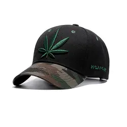 Новинка 2017 года с листом конопли Бейсбол кепки s для женщин мужчин лоскутное Камуфляж краев Хип Хоп зеленый кленовый лист Snapback шапки Camo