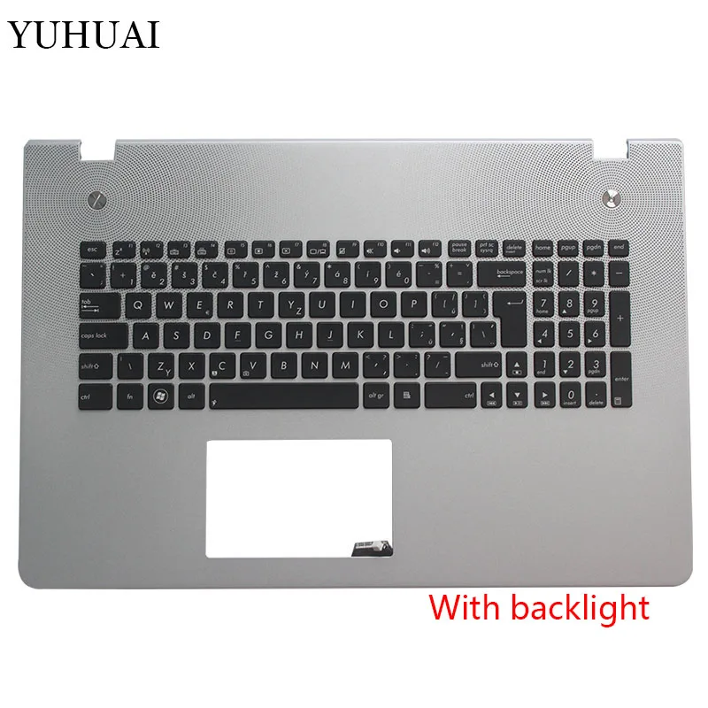 New Czech Keyboard for Asus N76 N76V N76S N76VM N76VB N76VJ N76VZ CZ Laptop keyboard with/without backlit Palmrest Upper | Компьютеры и