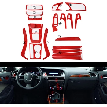 

NICECNC 5D Interior Glossy Carbon Fiber Wrap Trim Vinyl For Audi A4 2009-2016