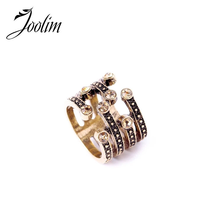 

JOOLIM Jewelry Wholesale/2015 Vintage Women Ring Fashion Jewelry inspired Accessories