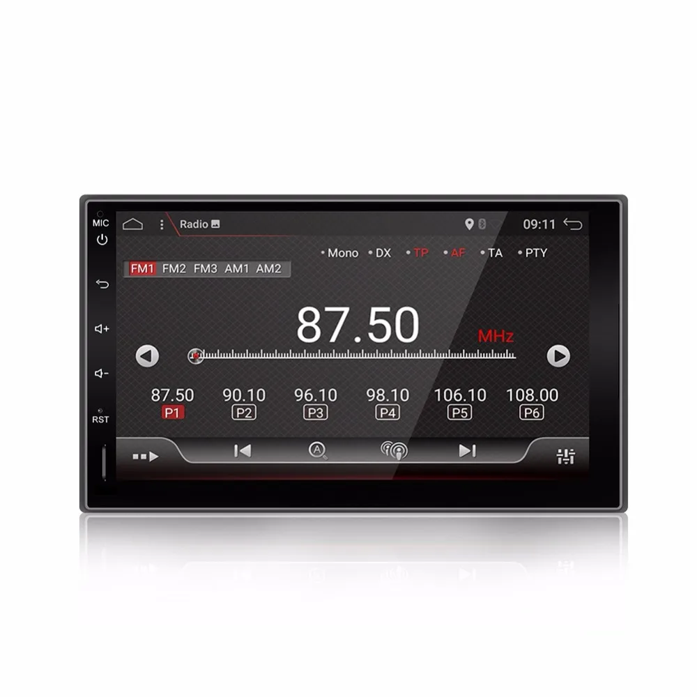 Top Quad Core Android 7.1 din Car Non DVD Player GPS PC For Toyota Tiida Qashqai Sunny X-Trail Paladin Frontier Patrol Versa Livina 2