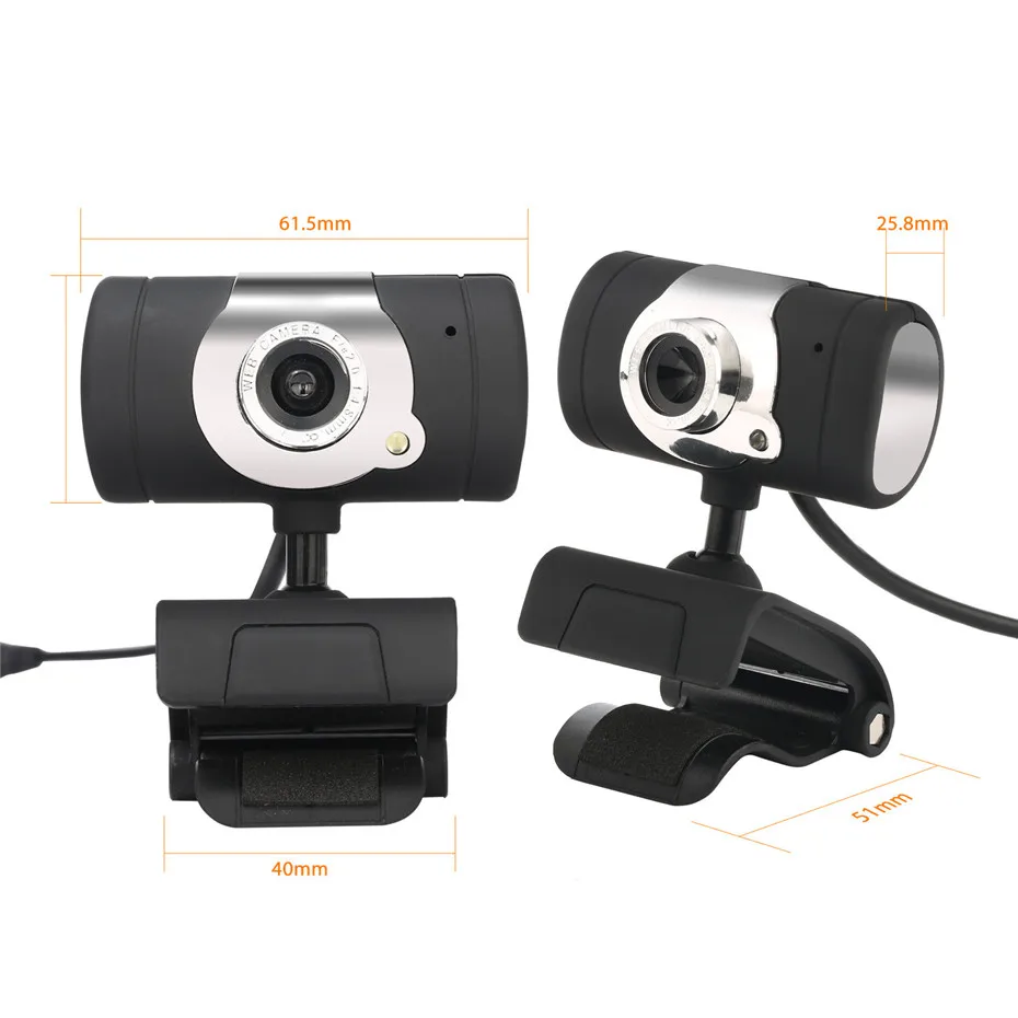 Basix веб-камера USB компьютерная веб-камера Веб-камера с микрофоном клип-он для Skype для Youtube Настольный Ноутбук, для ноутбука 360 градусов камера