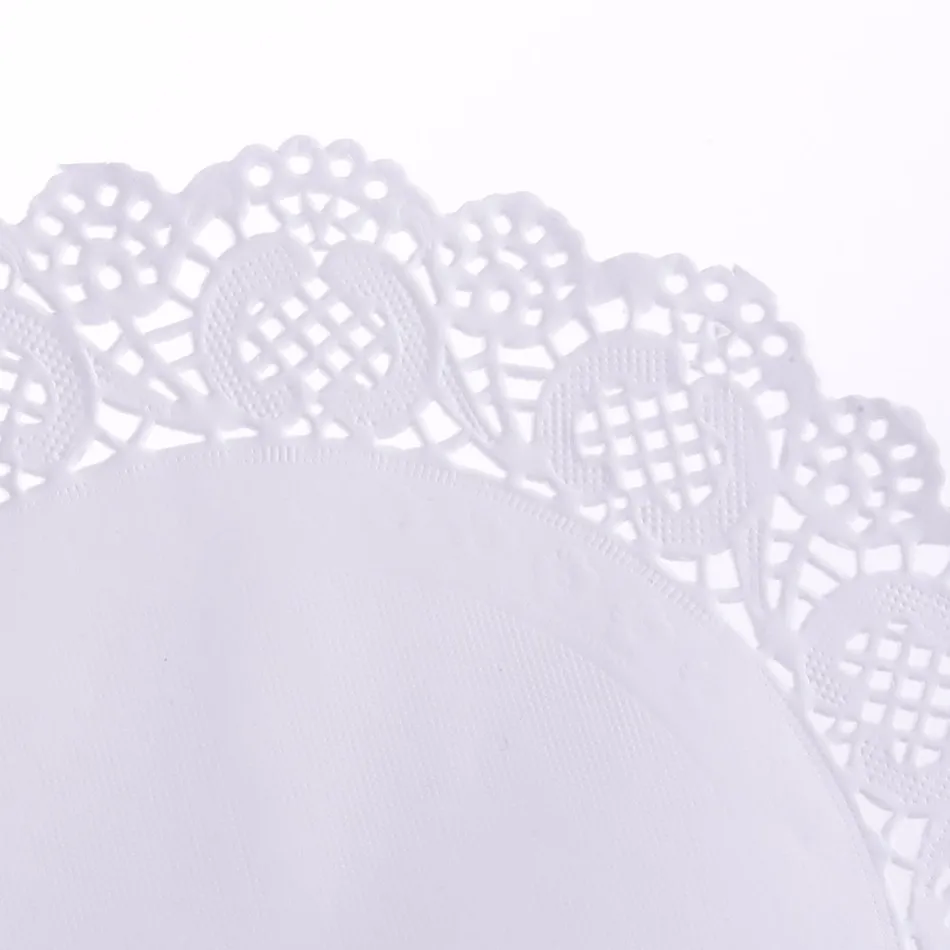 100 шт белые круглые бумажные кружевные салфетки торт кружевная бумажная салфетка для торта ремесло винтажные подставки для свадебной вечеринки Рождественский Декор Стола