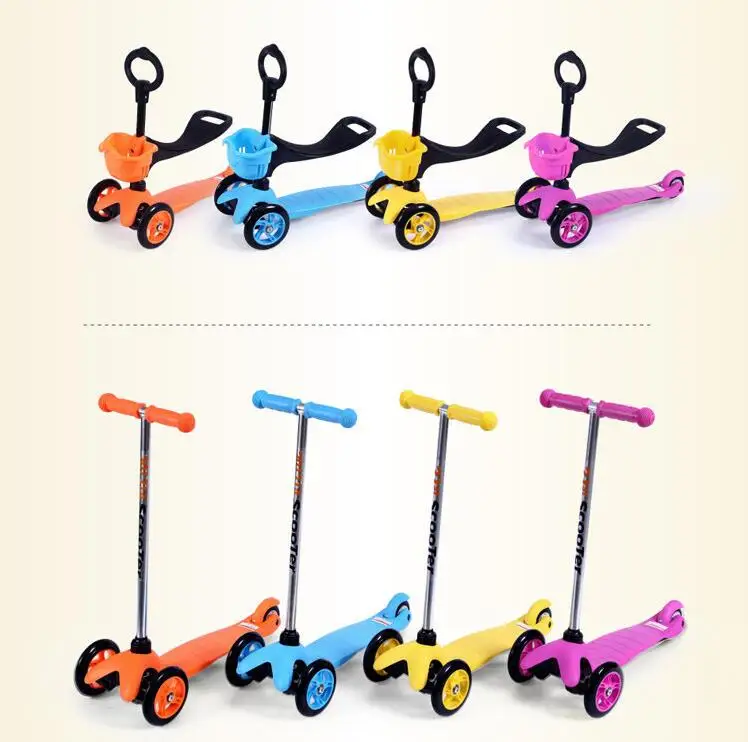 3 in 1 kick scooter suit for 1 10 years old child adjust handle child