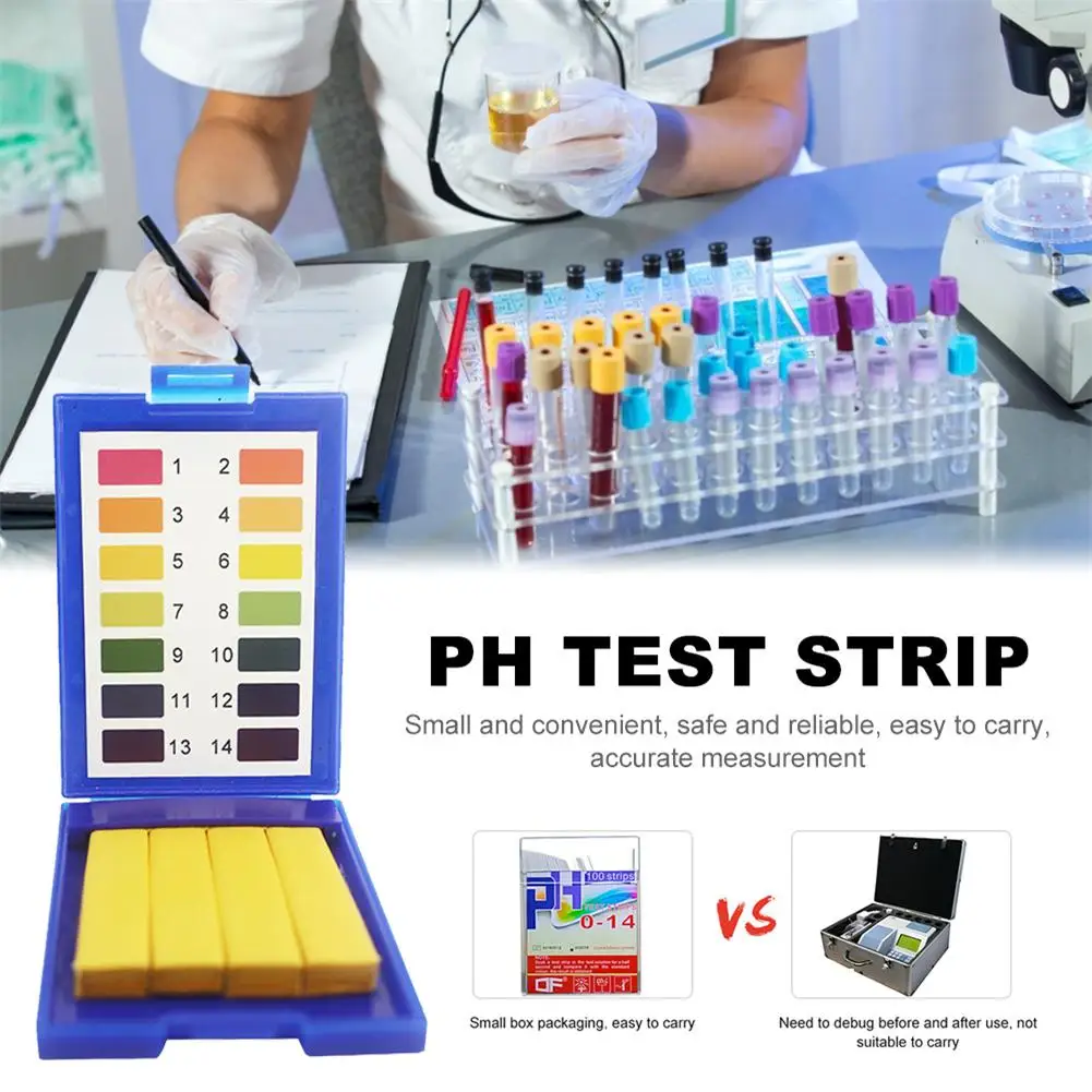 Новые 4 упаковки лакмусовые Полоски Полный рН-метр ph-контроллер 1-14st индикатор лакмусовой бумаги воды Soilsting Kit