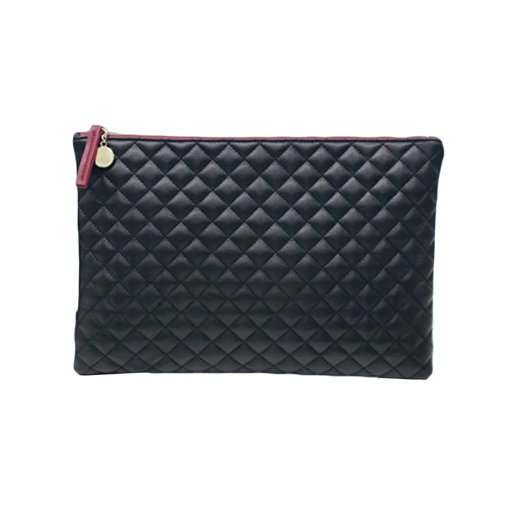 

Envelope Clutch Pu Leather Clutch Bag Lady Large Capacity Handbag Casual Tote Bags Women Diamond Lattice Evening Bags For Women