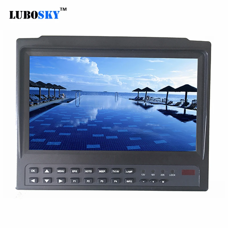 

7inch Portable widescreen Satellite finder Support DVB-S/S2 MPEG-4 Satellite Finder For HD Signal Support AHD TVI CVI camera