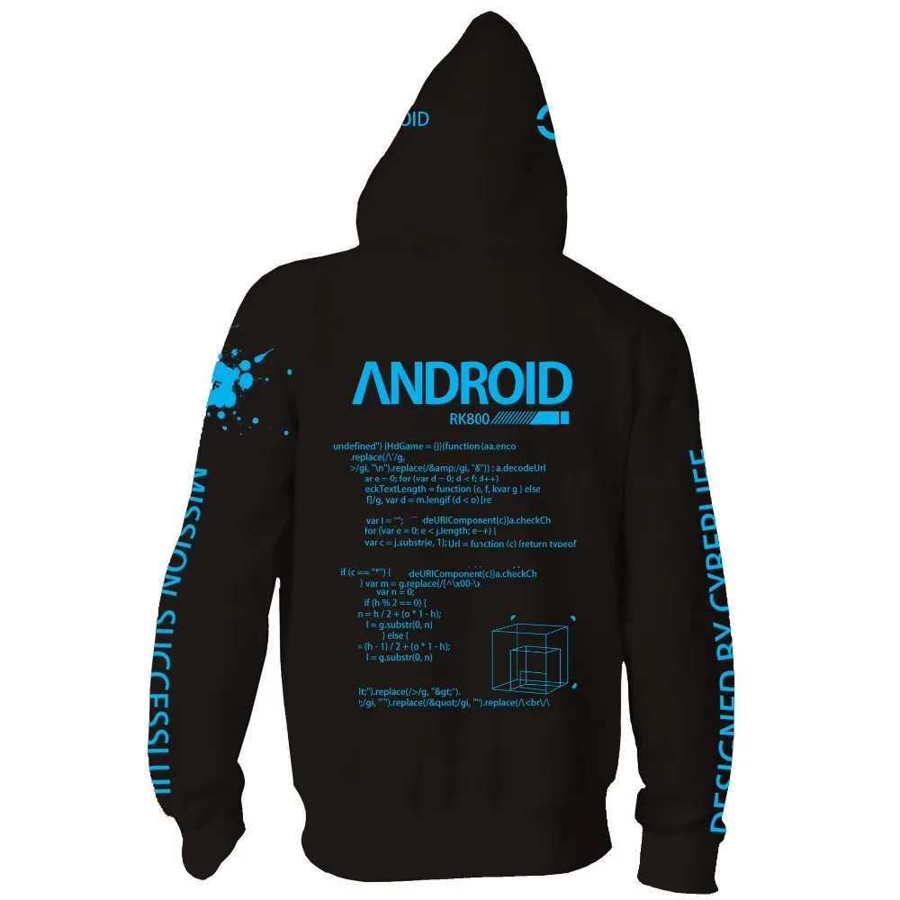 CostumeBuy игра Детройт: стать человеком Android Косплей Костюм Толстовка RK800 Детройт: стать человеком толстовки куртка пальто L20
