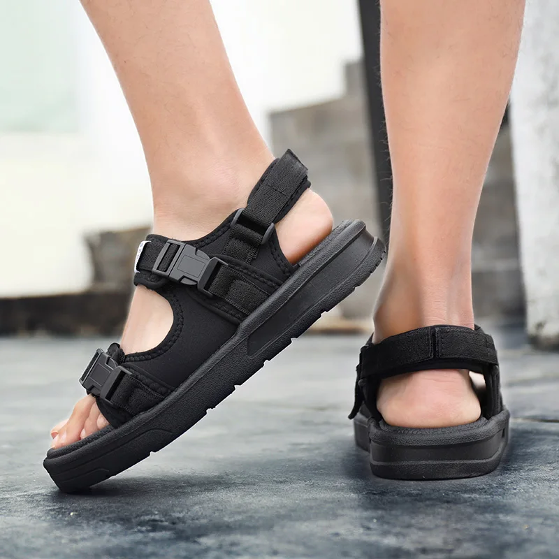 Man Sandals 2019 Summer Men's Outdoor Shoes Roman Men Casual Shoe Men Flip Flops Fashion Slippers Flat crocse chaussure homme