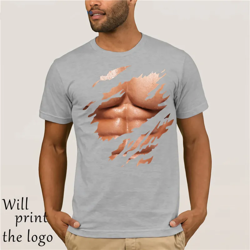 6 Six Pack Muscle ABS Fitness Body building Men Women Unisex T-shirt 690 New T Shirts Funny Tops Tee New free shipping