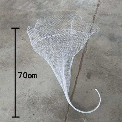 Нейлоновая рыболовная сеть 3 размера Для рыбалки ромбовидная сеть Глубина отверстия складной рыболовные принадлежности - Цвет: 70