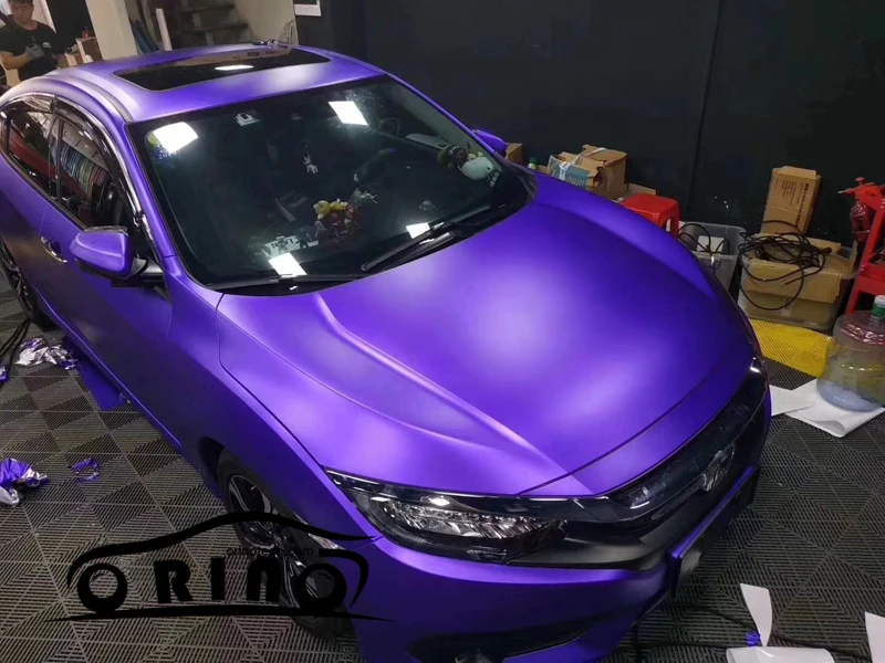 Matte Metallic Chrome Vinyl Film Wrap-4