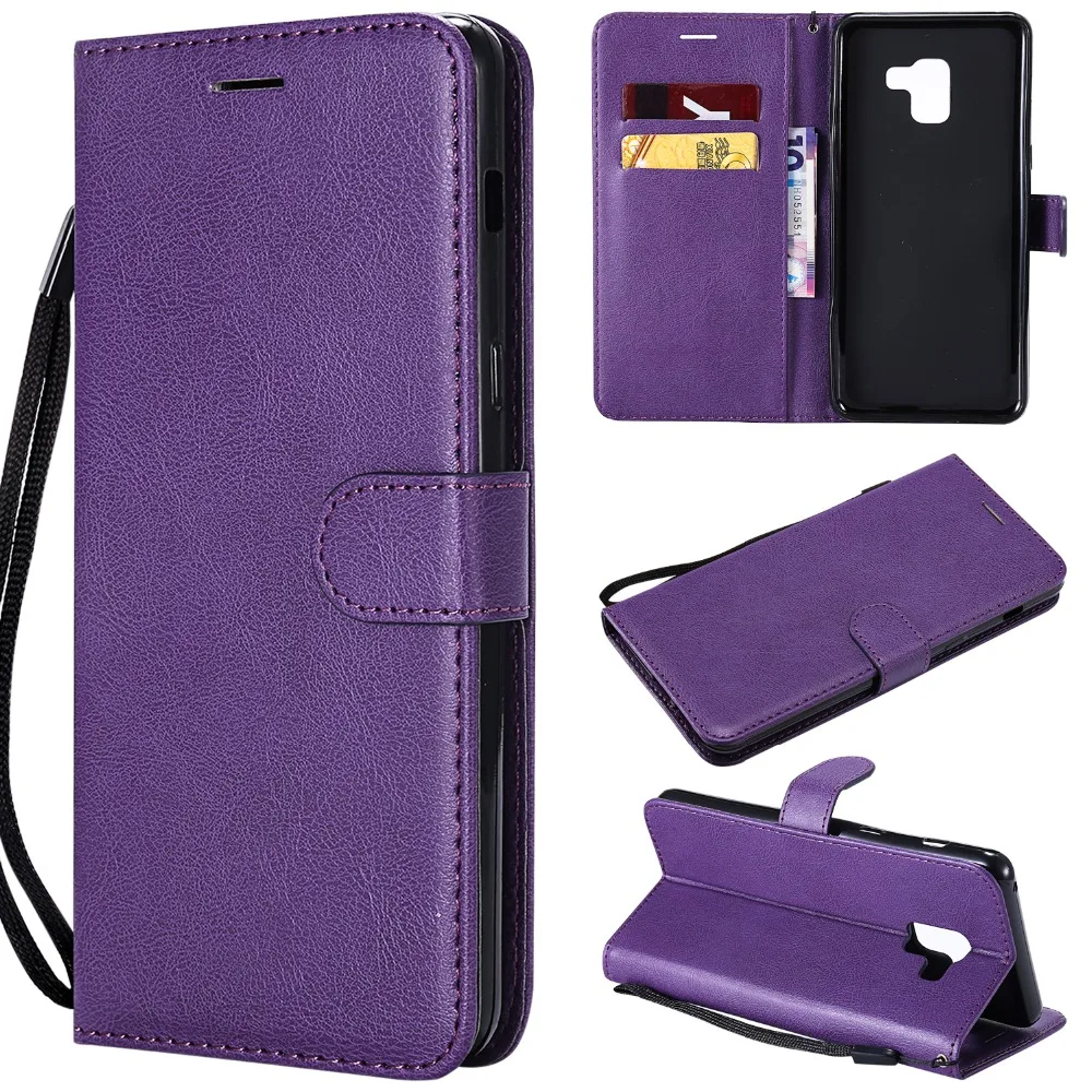 

Flip Case For Samsung Galaxy A8 A 8 Plus 2018 A5 2017 A 5 2016 Luxury Leather PU Wallet Simple Phone Cover A730 A530 A520 A510