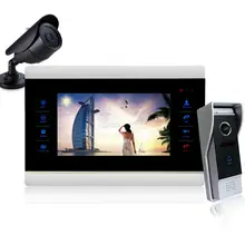 Homefong 10 TFT LCD Video font b Door b font Phone Intercom Doorbell System Viewer IR