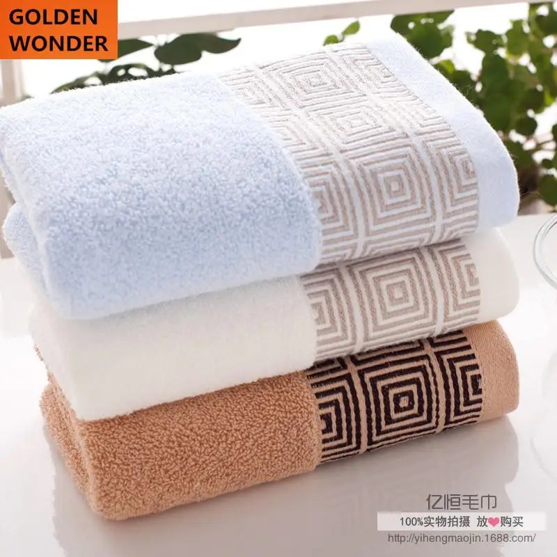 

New Arrival Pure Cotton Untwisted Towel Washcloth Washrag High Quality Cotton Made in China Home Decor Towels Lattice Sports