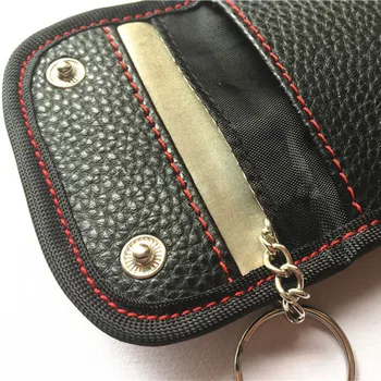 

Anti Theft RFID Key Bag WIFI NFC Protection Shielding Waterproof Signal Blocking Leather RFID
