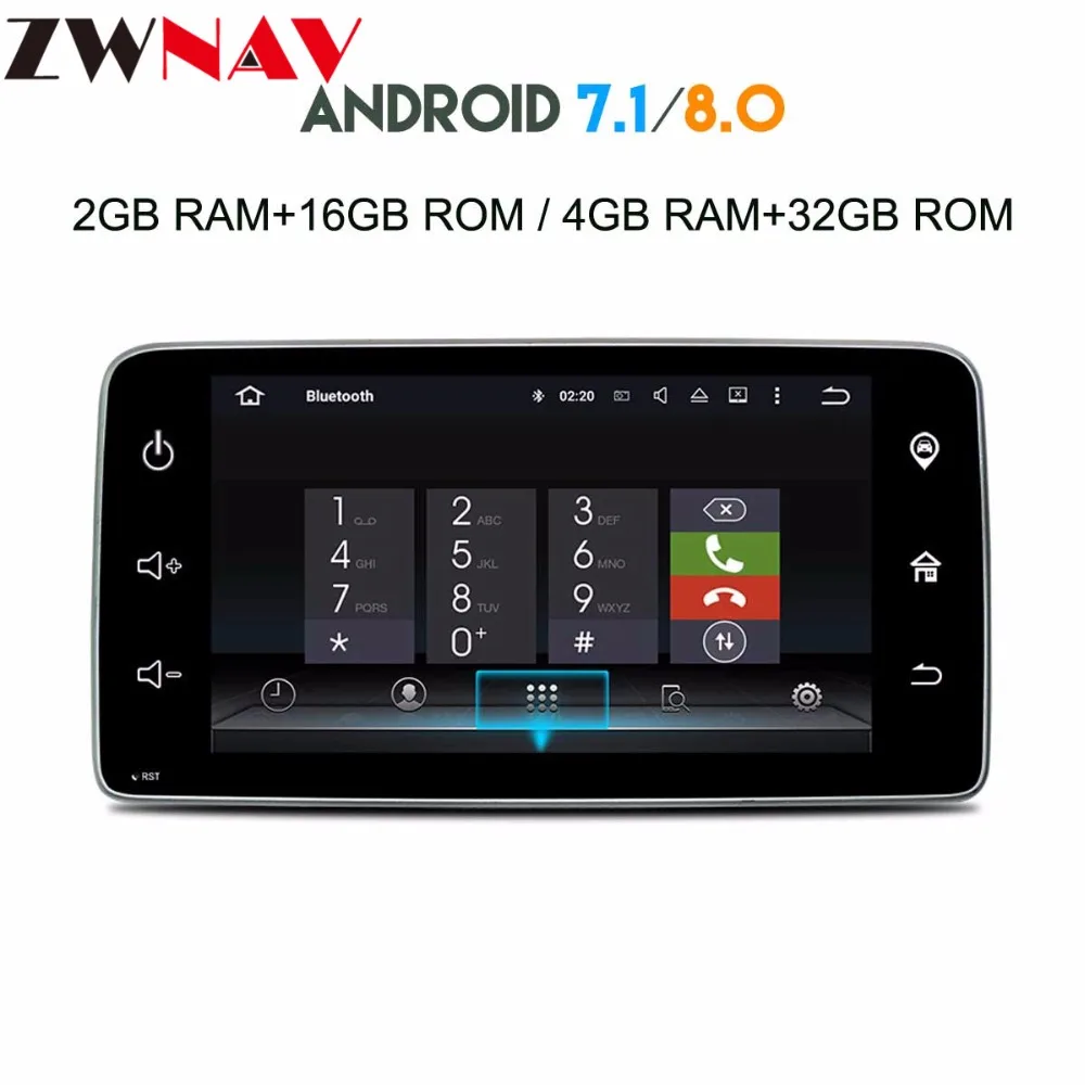 Octa core Android 8.0 Car multimdia player head unit For Mercedes Benz Smart 2015 2016 2017 GPS Navigation Radio WiFi autostereo