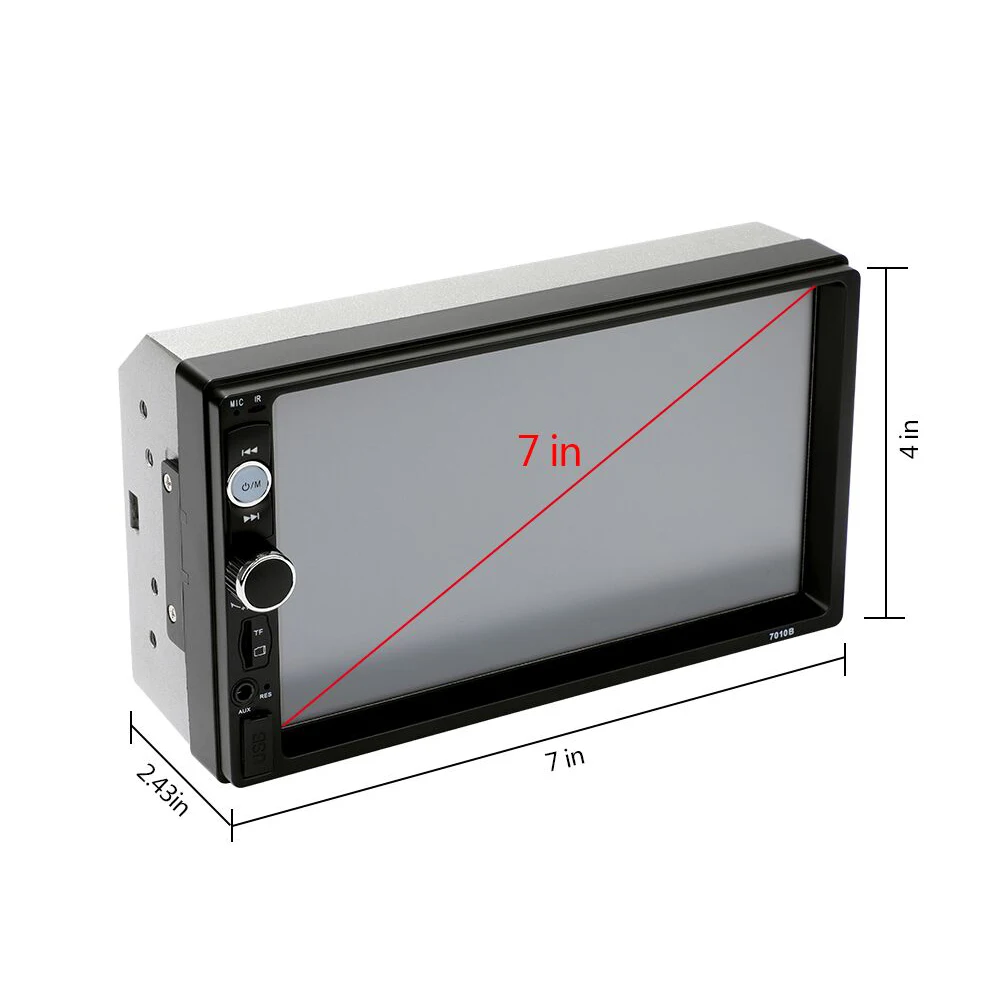 Camecho 2din Автомагнитола Bluetooth Автомагнитола Mirrorlink 2 din " цифровой экран автомобиля стерео MP5 плеер FM/USB/AUX авто с камерой