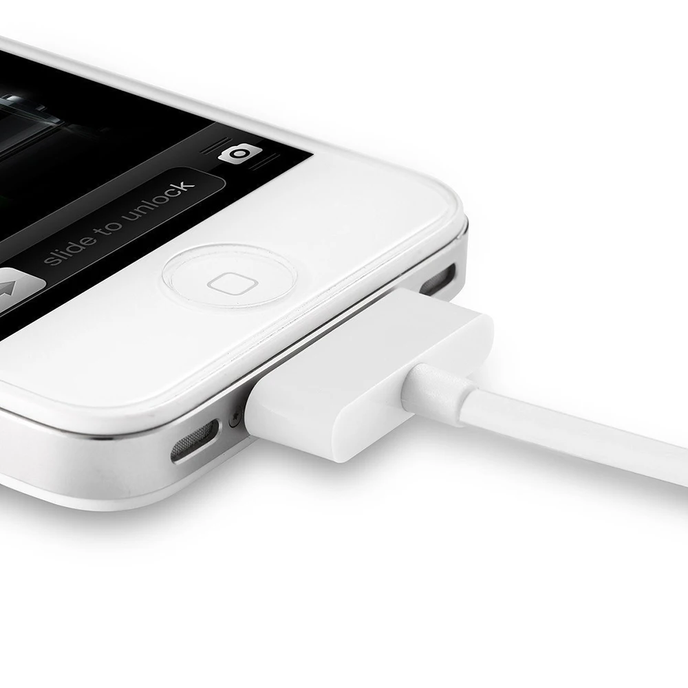 Кабель для зарядки и передачи данных NYFundas 3 шт. usb кабель iphone 4 ipod nano ipad 2 iphone4s 30pin 1 м