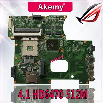 

Akemy K42JZ Laptop motherboard DDR3 For Asus A40J K42JB K42JY X42J K42JE Laptop Mainboa 100% tested intact REV: 4.1 HD6470 512M
