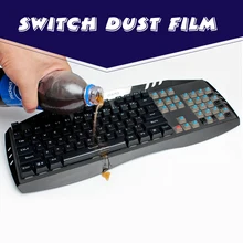 Механическая клавиатура колпачки переключатель Крышка для logitech Cherry Пылезащитная Водонепроницаемая Защитная Пылезащитная пленочная клавиатура протектор