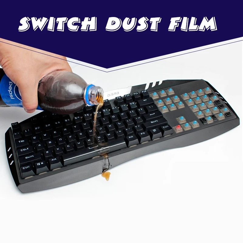 

Mechanical Keyboard keycaps Switch Cover For Logitech Cherry Dustproof Waterproof Protective Dust Film Keyboard Protector