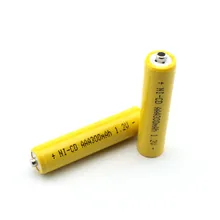 

2pcs New Original AAA Battery 300mAh 1.2 V NI-CD Lithium Battery Batteries for Toys Supply Power Flashlight Batteries