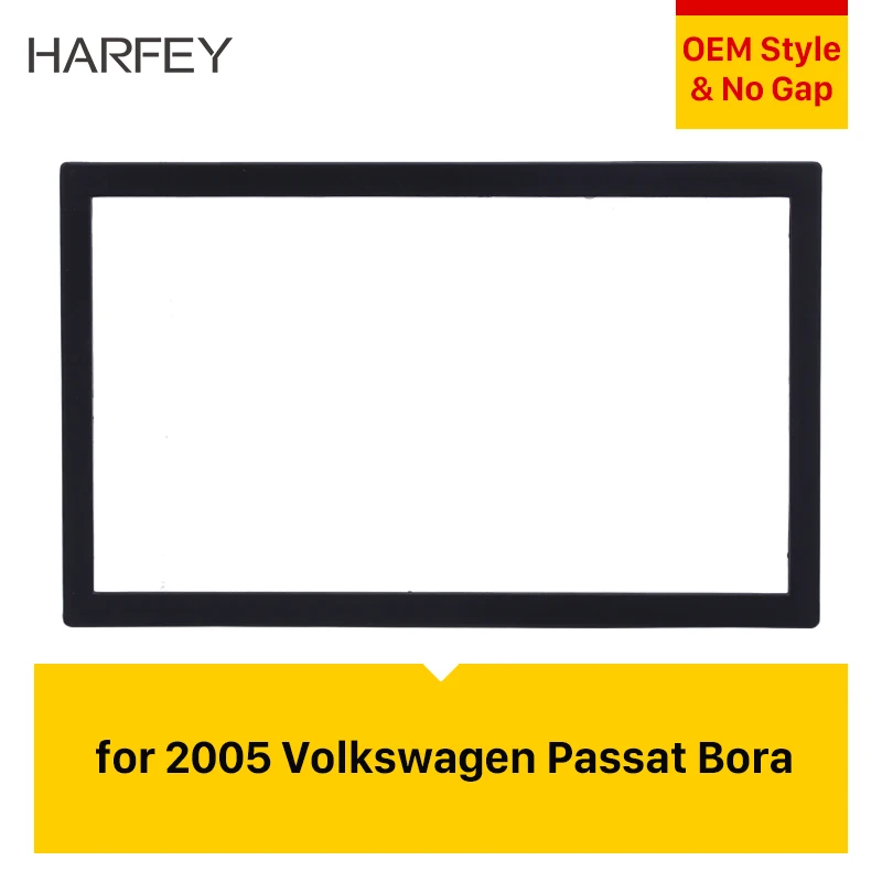 Автомагнитола Harfey 2Din DVD-панель стерео-плеер панель для 2005 Volkswagen Passat Bora аудио