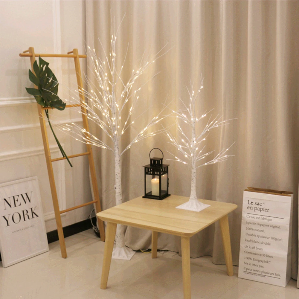  Decorations LED Tree Birch Lamp Silver night light Modern Festival for Home Holiday Fairy 170cm EU  - 33020613078