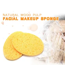 2 шт натуральное древесное волокно для умывания лица спонж для очищения кожи принадлежности для макияжа аксессуары круглые желтые розовые слоеные очищающие средства для лица